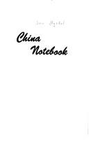 China notebook, 1975-1978