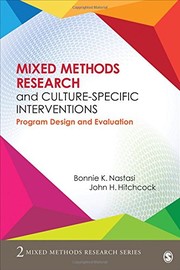 Mixed methods research and culture-specific interventions program design and evaluation