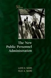 The new public personnel administration