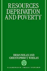 Resources, deprivation, and poverty