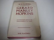 Gerard Manley Hopkins a critical essay towards the understanding of his poetry