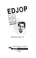 Edjop the unusual journey of Edgar Jopson