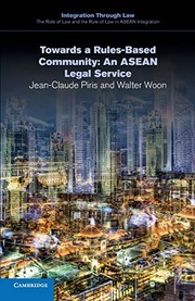 Towards a rules-based community an ASEAN legal service