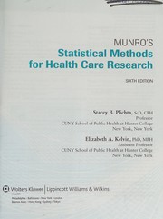 Munro's statistical methods for health care research