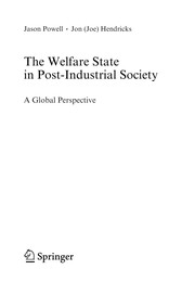 The welfare state in post-industrial society a global perspective