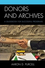 Donors and archives a guidebook for successful programs