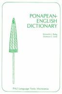 Ponapean-English dictionary