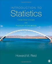 Introduction to statistics fundamental concepts and procedures of data analysis