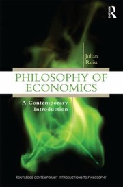 Philosophy of economics a contemporary introduction