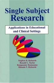 Single subject research applications in educational and clinical settings