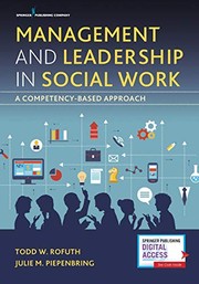 Management and leadership in social work a competency based approach