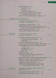 Treatment resource manual for speech-language pathology