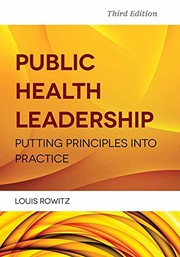 Public health leadership putting principles into practice