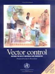Vector control methods for use by individuals and communities