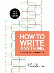 How to write anything a guide and reference