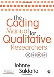 The Coding manual for qualitative researchers