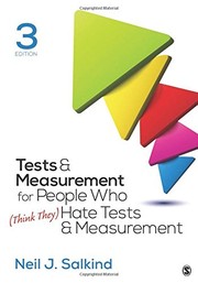 Tests & measurement for people who (think they) hate tests & measurement