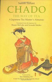 Chado the way of tea : a Japanese tea master's almanac