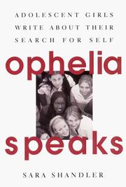 Ophelia speaks adolescent girls write about their search for self
