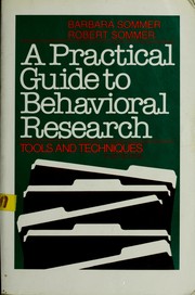 A practical guide to behavioral research tools and techniques