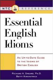 Essential English idioms an up-to-date guide to the idioms of British English