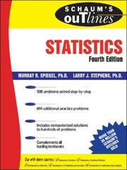 Schaum's outline of theory and problems of statistics