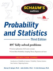 Schaum's outlines probability and statistics