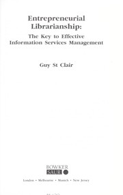 Entrepreneurial librarianship the key to effective information services management