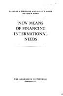 New means of financing international needs