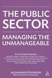 The public sector managing the unmanageable