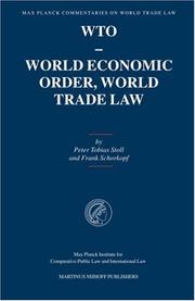 WTO world economic order, world trade law