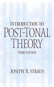 Introduction to post-tonal theory