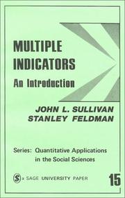 Multiple indicators an introduction