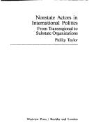 Nonstate actors in international politics from transregional to substate organizations