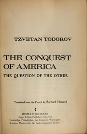 The conquest of America the question of the other