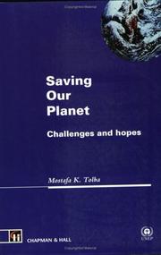 Saving our planet challenges and hopes