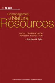 Comanagement of natural resources local learning for poverty reduction