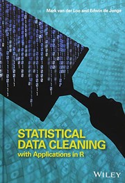 Statistical data cleaning with applications in R