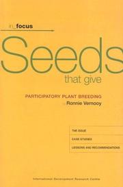 Seeds that give participatory plant breeding