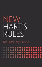New Hart's rules the Oxford style guide.