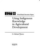 Using indigenous knowledge in agricultural development