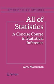 All of statistics a concise course in statistical inference