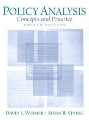 Policy analysis concepts and practice