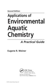 Applications of environmental aquatic chemistry a practical guide
