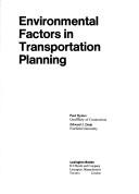 Environmental factors in transportation planning