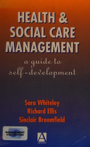 Health & social care management a guide to self-development