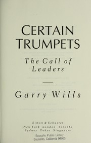 Certain trumpets the call of leaders