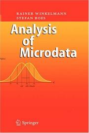 Analysis of microdata