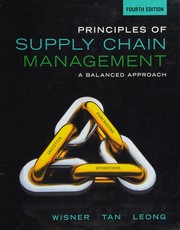 Principles of supply chain management a balanced approach
