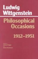 Philosophical occasions, 1912-1951